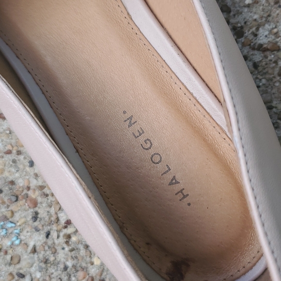 Halogen Blush Pink Pointed Toe Short Heel Flats 9.5 - Picture 8 of 9